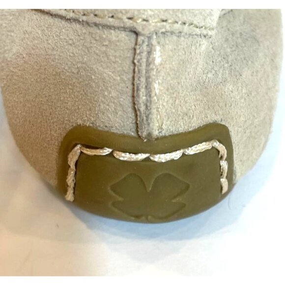 Lucky Brand Womens Fur Lined Beige Suede Moccasins Rubber Sole Size EU 40/US 10 - Picture 11 of 11